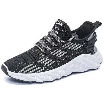 high-qualitynew men's sports and leisure shoesMesh breathable running basketball shoesrunning non slip walking shoes