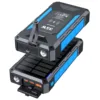 Bleu, fil 35 W + sans fil 15 W