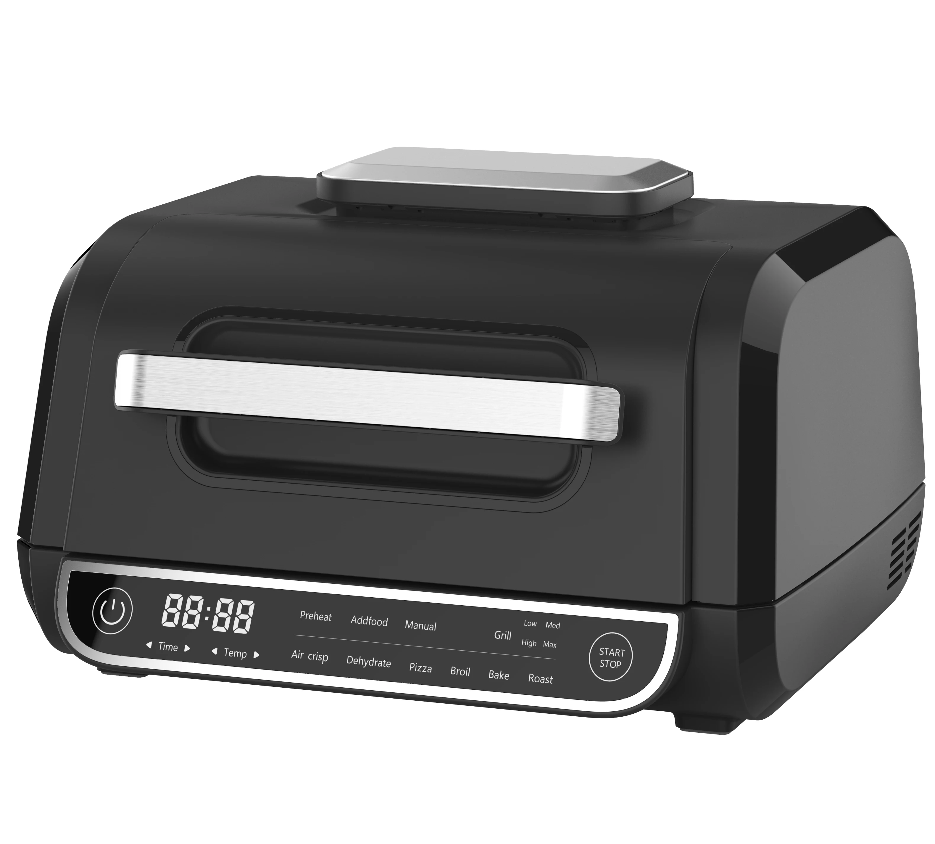 6.6l Smokeless Digital Air Fryer Grillindoor Grill/griddle Combo Use