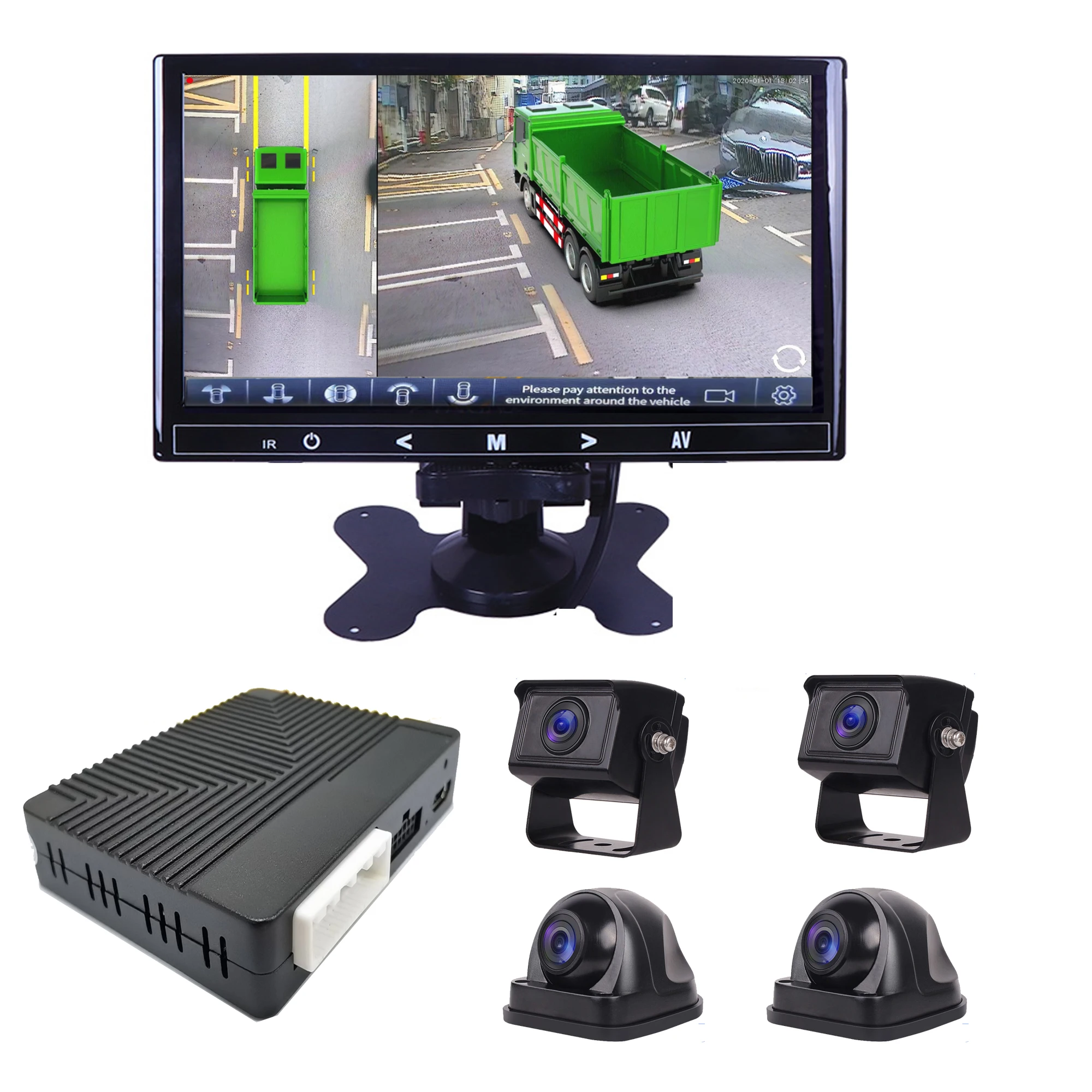 Weivision AHD 3D/2D 1080P 360 Bird View Panorama System
