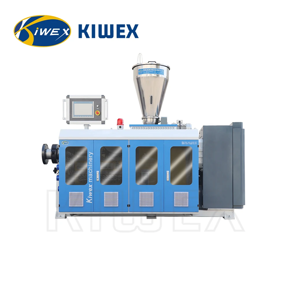 Automatic PVC Trunking Pipe Extruder Machine Line Plastic Pvc Rain Gutter Profile Making Machine