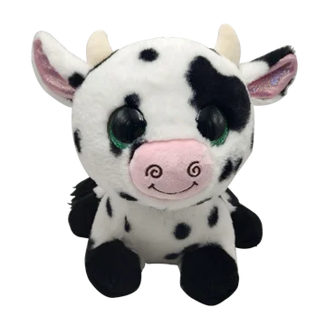 Fantastic model custom plush hot selling stuffed plush toy farm animal cow factory direct supplywith different size