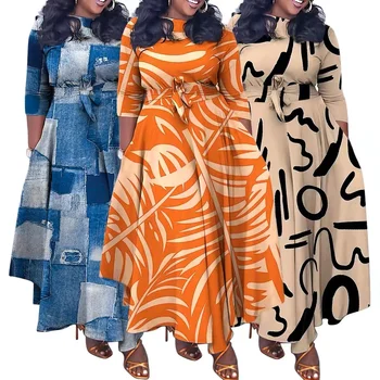 L-4XL plus size African women's dress. L-4xl Plus Size African Women's dress