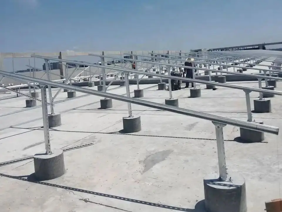 Pv Ground Racking System Solar Panel Ground Mounting Frames Rail Mount Kits Ground Mount Solar Racking System