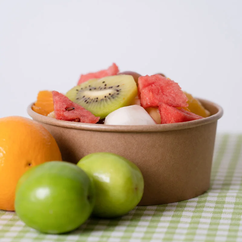 Одноразовая бумажная Салатница 25 унций с пла/ПЭ покрытием 750 мл