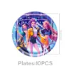 7-inch plate-10 pcs-witch hunter squad