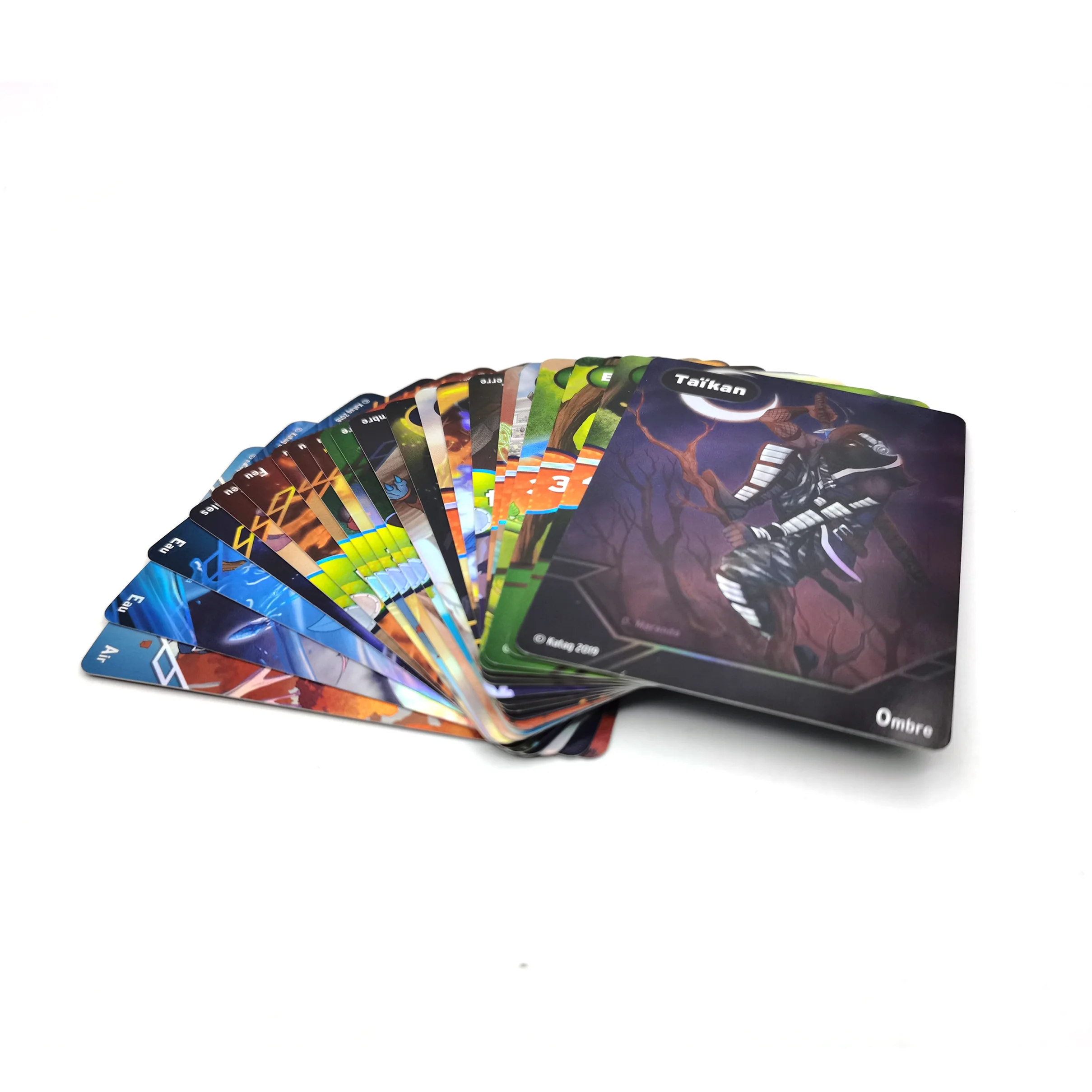 Factory Print Custom Deck-Building Serial Numbered Graded Premium Showcasing Holographic Rare Effect Trading Cards Game