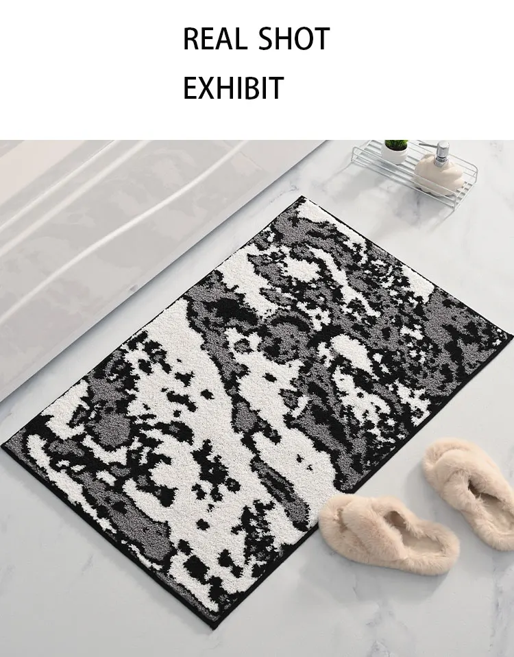 Super absorbent bath mat quick drying bathroom rug Floor Mat Microfiber Bath Mat For Bathroom stone Floor Carpet manufacture