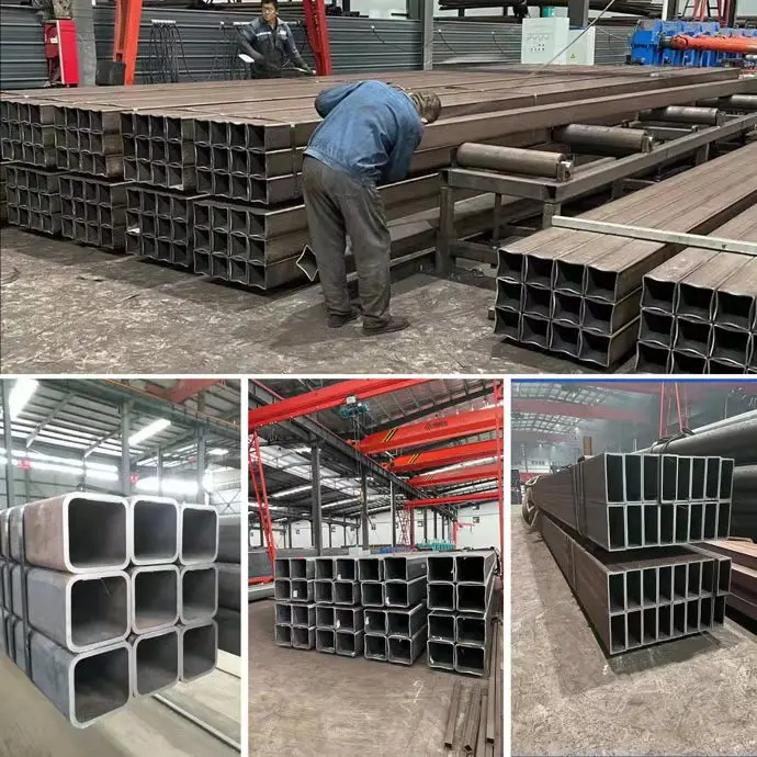 Black Carbon Square Tube Hollow Section Square And Rectangular Steel Pipe