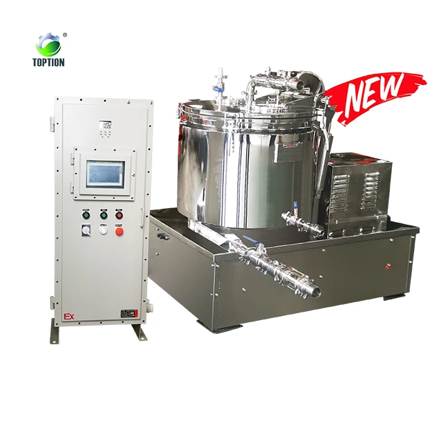 Flat Plate Low Temperature Centrifuge Centrifugal Hydro Extractor For Ethanol Extraction Cbd Oil