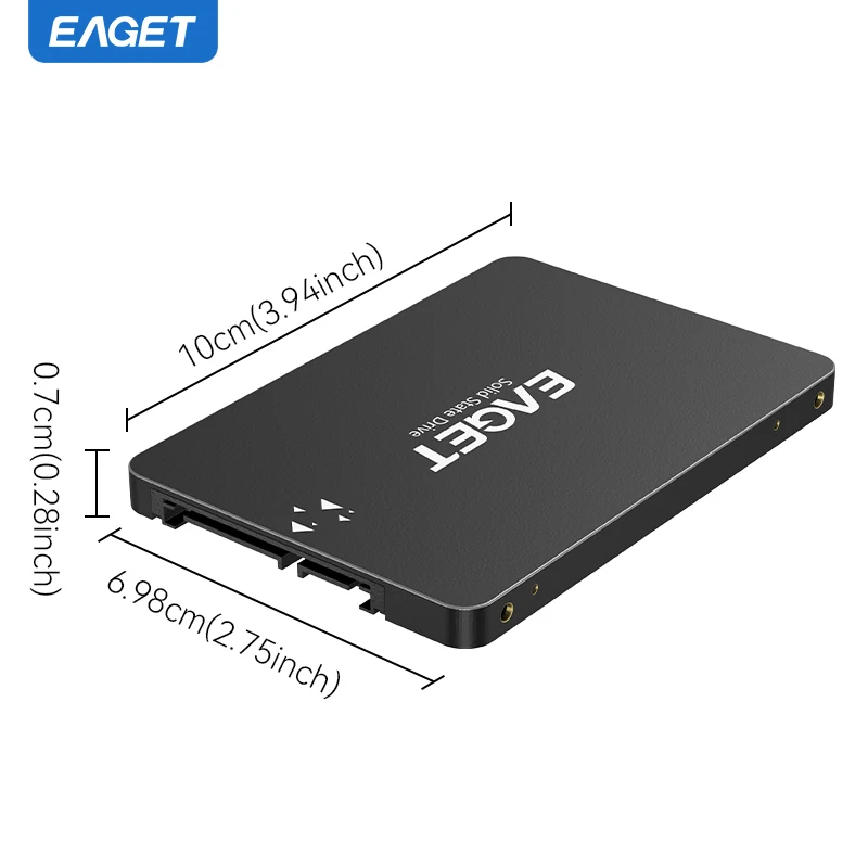 EAGET 2.5 inch NVME SSD - 960GB, 1TB, 2TB, 4TB Internal Hard Drive