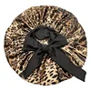 Leopard print with black bow