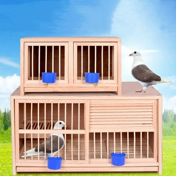 Customized Modular 60cm 70cm 80cm 90cm Wooden bird accessories racing pigeon nest box pigeon breeding cage