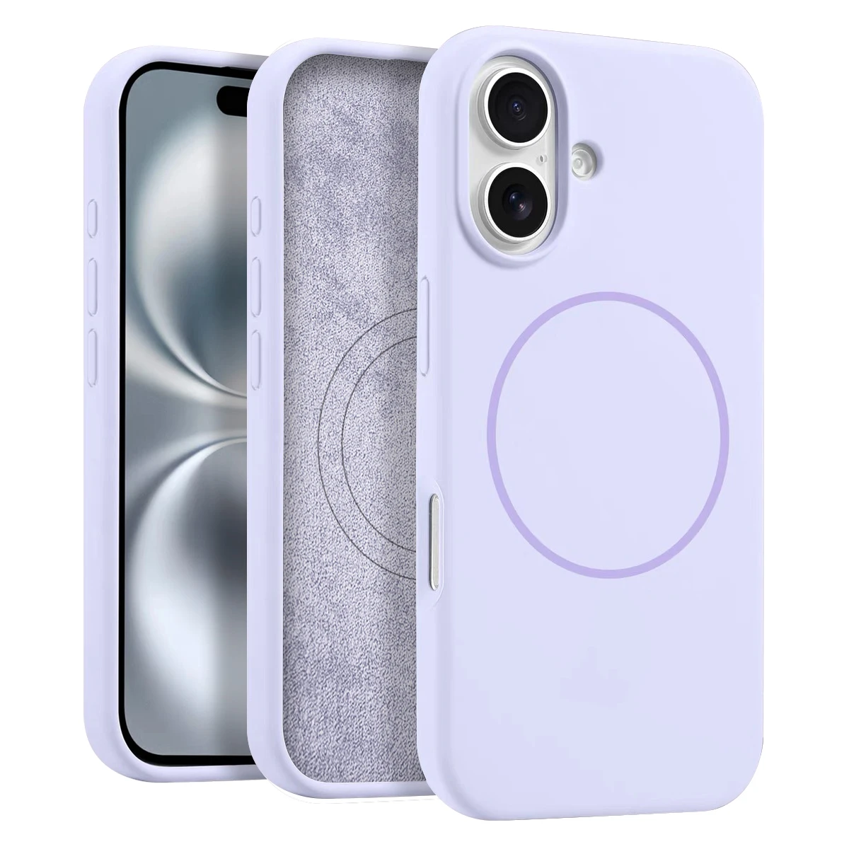 Thin Liquid Silicone Magnetic Phone Case Luxury Shockproof Mobile Phone Back Cover for IPhone 17 16E 16 Plus 15 Pro Max 14 13