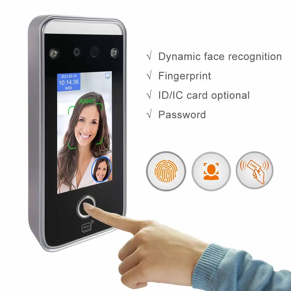 Timmy Free SDK Web Based Software Face and Fingerprint Recognition Time Attendance Access Control Device