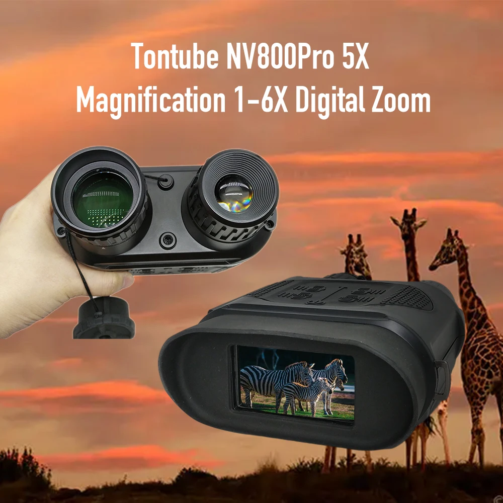 Occhiali per la visione notturna binocolo con sensore COMS ad alta