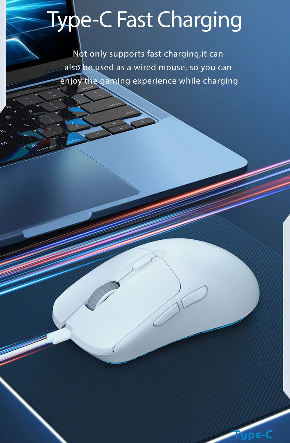 Custom Macro Paw3395 Rechargeable 26k Dpi 2.4g Wired Bt 3 Mode 6 ...