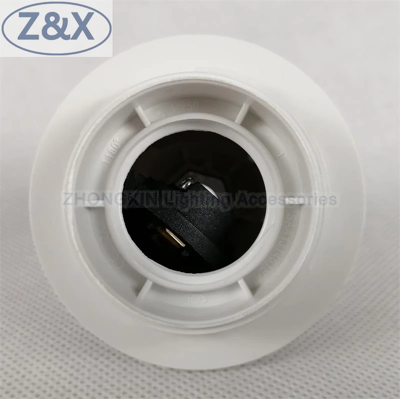 Light Bulb E27 Threaded Pet Lampholder With Lock Ring