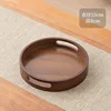 Forma redonda marrón, 25*25*5cm