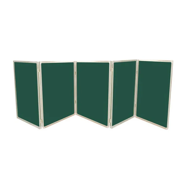 Double Folding Blackboard Interactive Panel Push Pull Blackboard for School Teaching Classroom Office Meeting Chalk Writing
