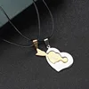 Nst-0096 one arrow piercing the heart-gold and white