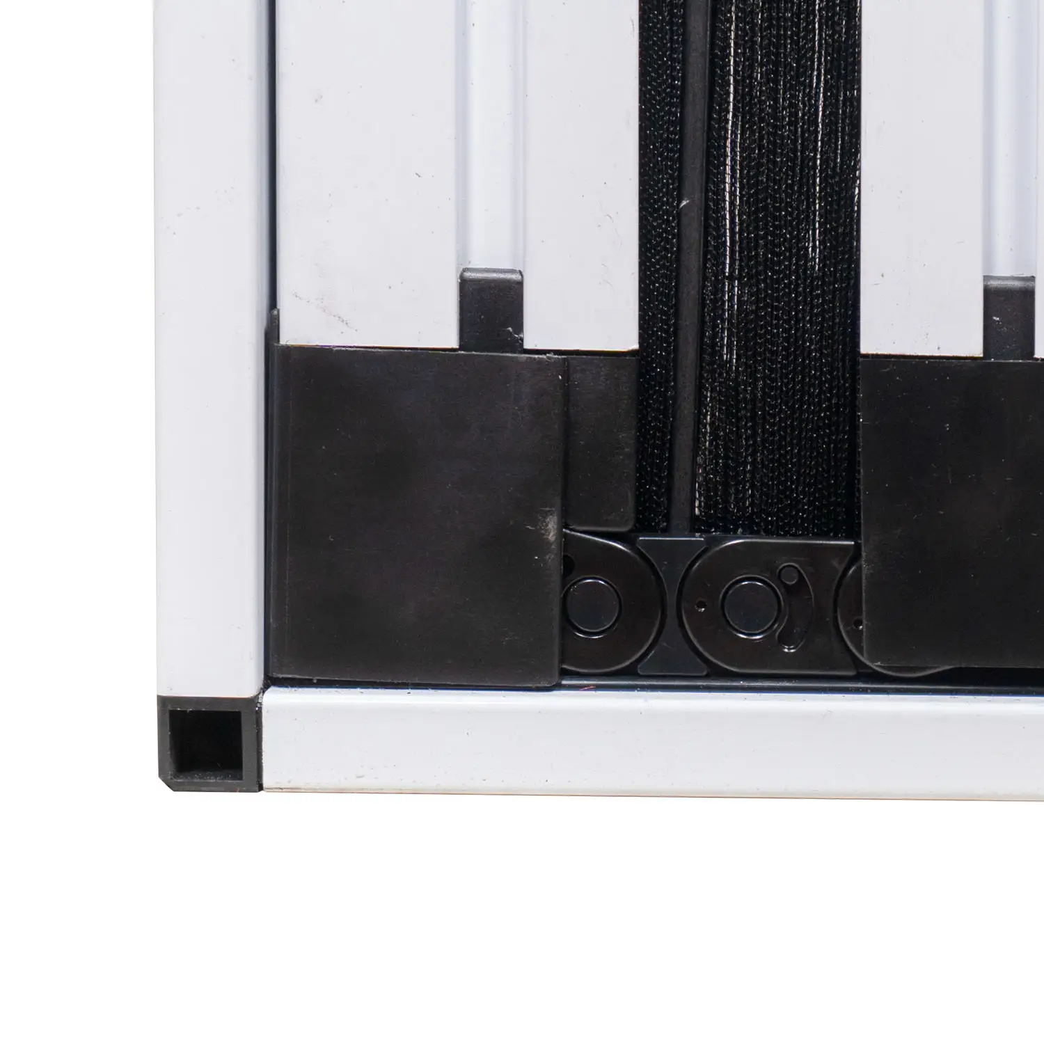 Windbreak Rod Pleated Mesh Folding Screen Door Trackless Sliding Moustiquaire Screen Window Moustiquaire Mosquito