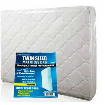 mattress bag plastic for moving, plastic mattress moving cover storage bag