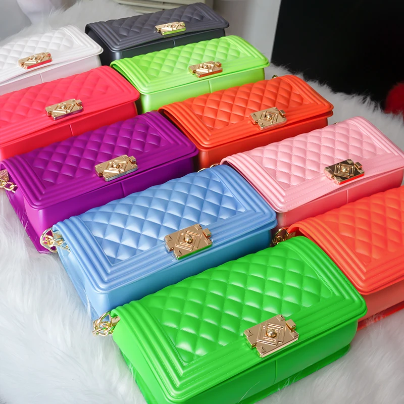 Buy Wholesale China 2020 Summer Fashion Transparent Ladies Jelly Bag Women  Pvc Round Shoulder Strap Handbag & Pvc Handbags at USD 6.36
