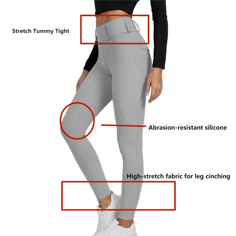 Customized Women Horse Riding Jodhpurs Equitation Pants Females