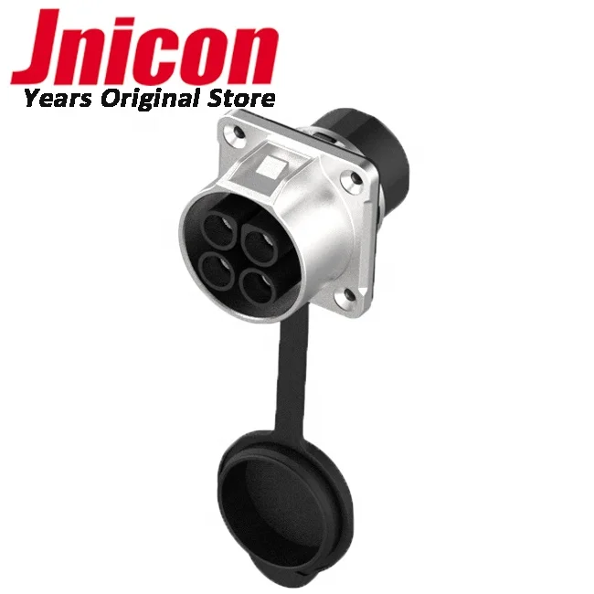 IP65 IP67 Jnicon MJ32 Male Plug and  Female  Receptacle 4 Pin Connector Waterproof
