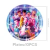 9-inch plate-10 pcs-witch hunter squad