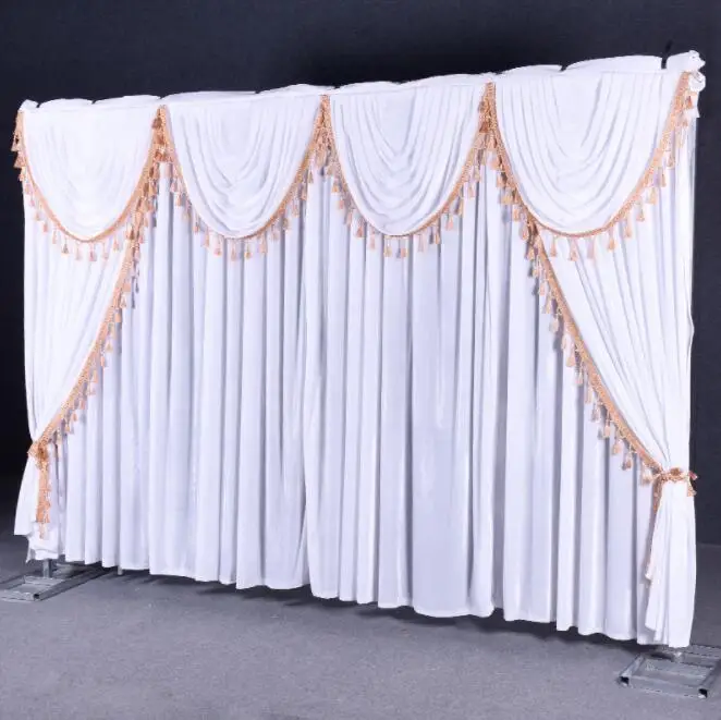 New Design Golden Velvet Background And Stage Background Gauze Curtain -  Buy Wedding Decorations,Party Backdrop,Stage Background Product on  