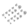Matte finish, no ring - steel silver color