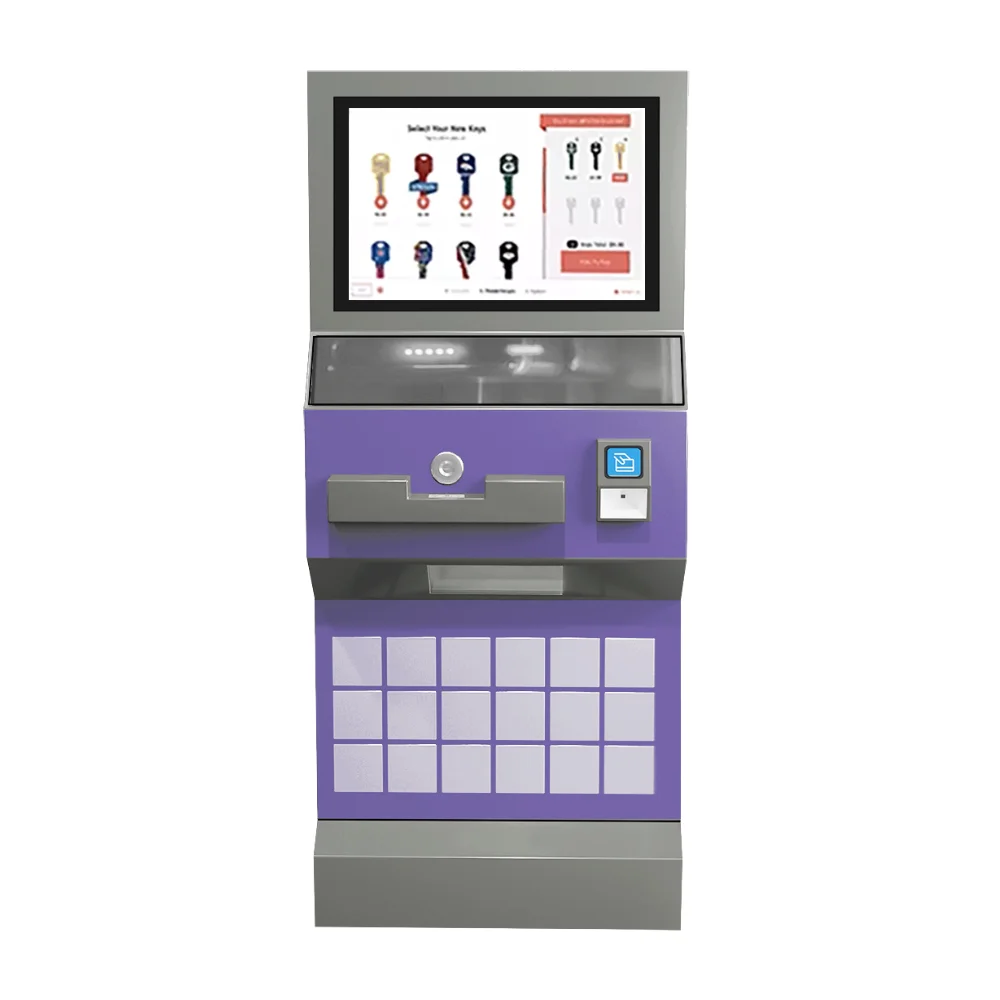 Purple Vending Machine key Fully Automatic Key Cutting Vending Machines