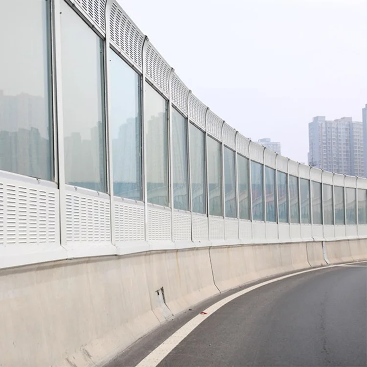 High-Speed Highway Railway Outdoor Eco-friendly Galvanized Steel Sound Barrier Modern Sound Insulation Fence Noise Absorption supplier