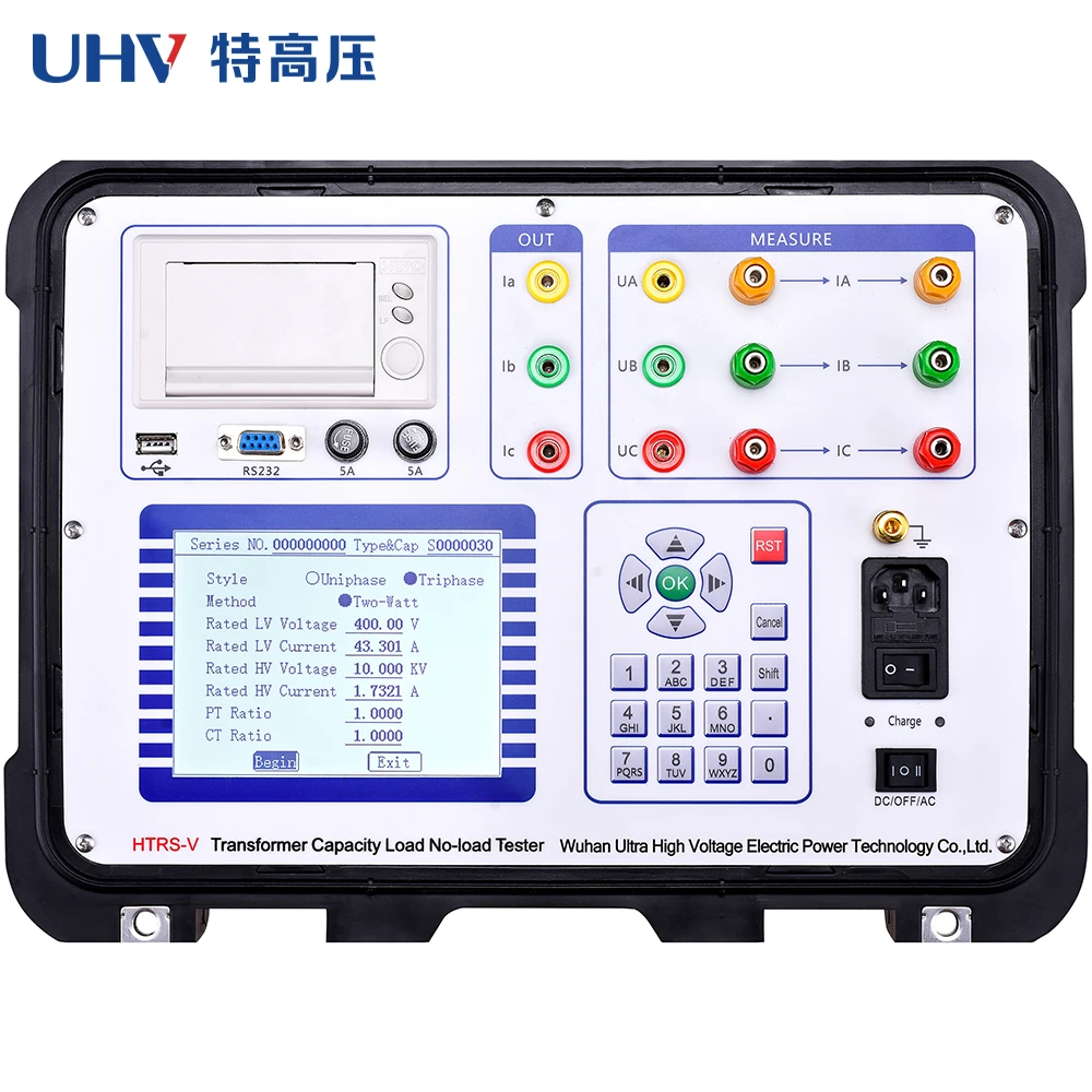 G UHV-321 Transformer Load and No Load Loss Tester Transformer Capacity Tester