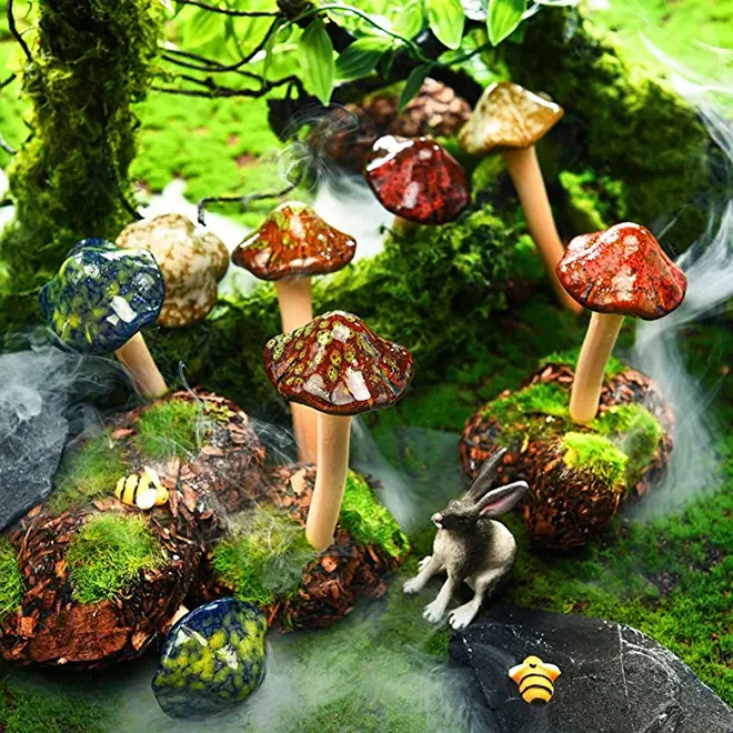 NEUE Mini-Keramik pilze fr Fairy Garden Miniatur-Pilz figuren fr Micro  Landscape DIY Bonsai Craft| Alibaba.com