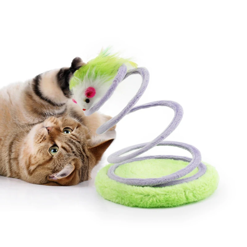 springy cat toy