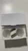 White Wooden handle double mouth pearl white box set of two