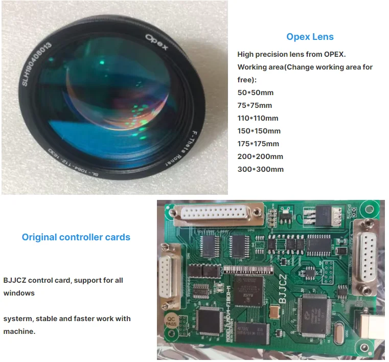 Raycus Max Laser Source 20w 30w 50w 100w Fiber Laser Marking Machine for Metal Laser Engraver