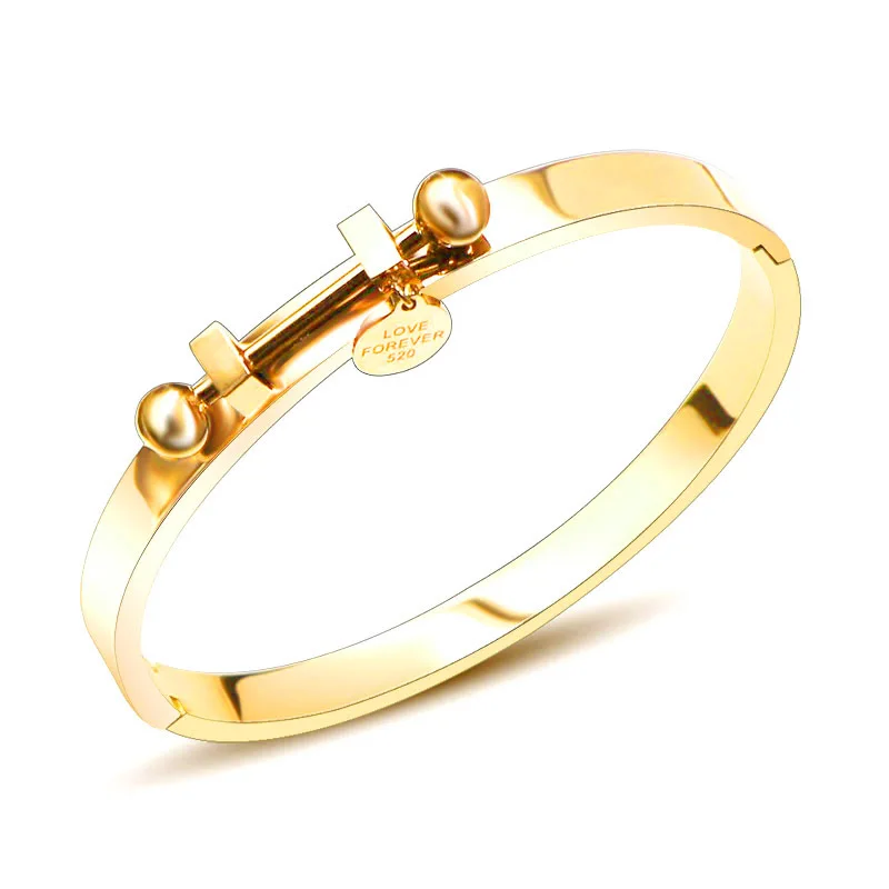 Love Forever 520 Niche Jewelry Bell Bracelet 18k Gold Filled