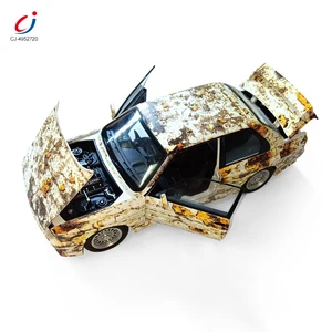 Chengji Wholesale Diecast Toy Cars Cool Design Simulate Vintage Damage 1/24 Metal Car Toys Alloy Car
