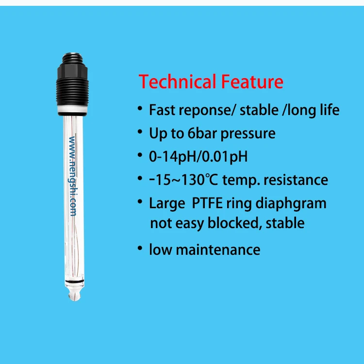 Factory Sales Ph Probe 0.01 Ph Electrode Lad Test Bnc Connector Size