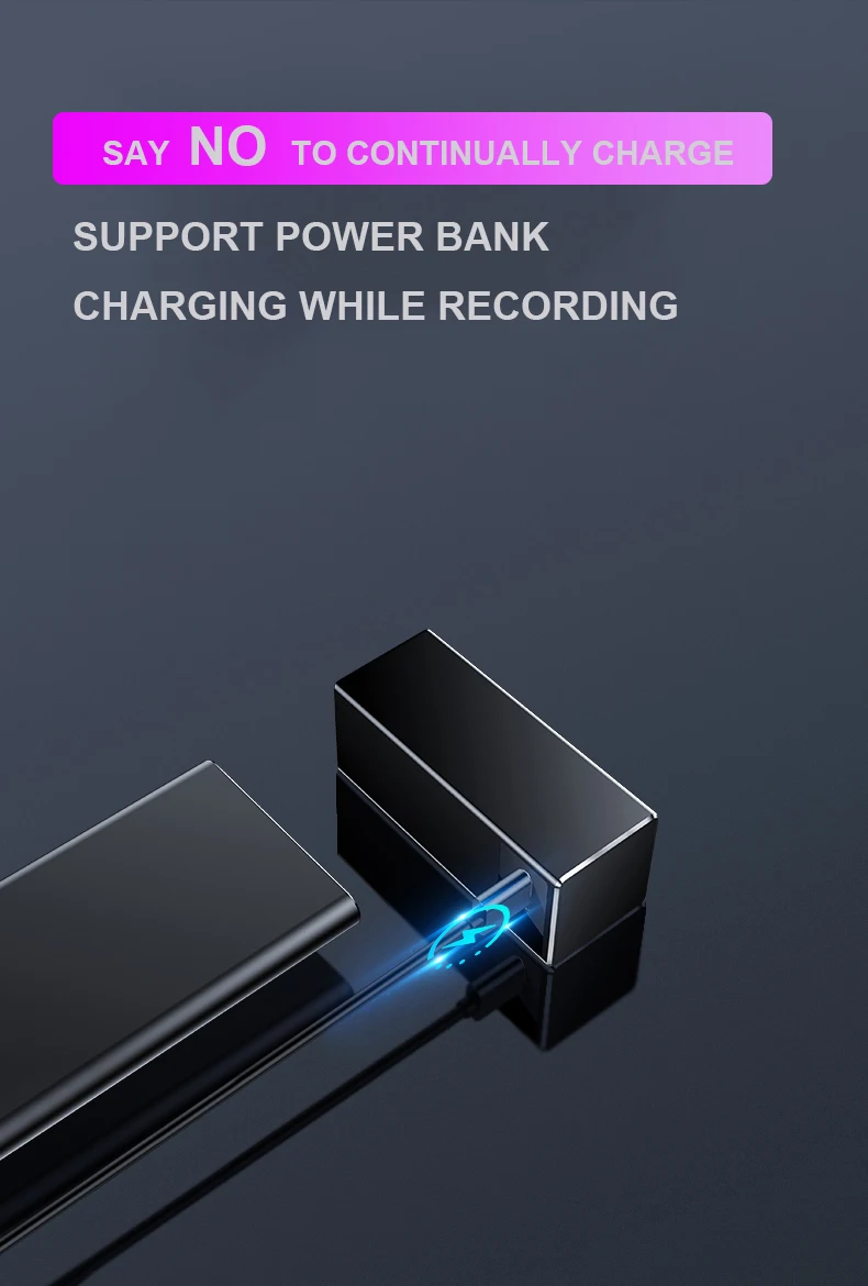 Supper Memory Capacity 128G Long Recording Time Voice Recorder V12 Digital Portable Voice Recorder With Small Body Size