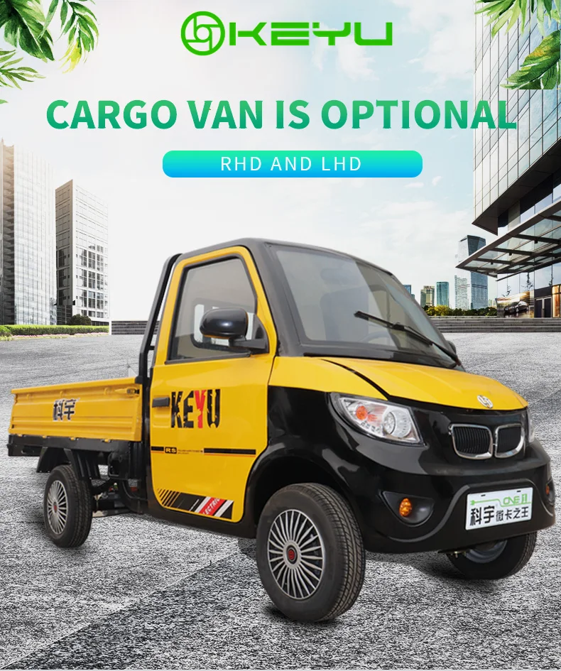 Yanuo New Energy Mini Pickup Electric Truck 4x4 Highspeed Electric Car
