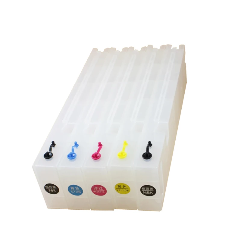 700ML 350ML Empty Refillable Ink Cartridge With Chip For Epson Surecolor T3270 T5270 T7270 T3080 T5080 T7080 T3280 T5280 T7280