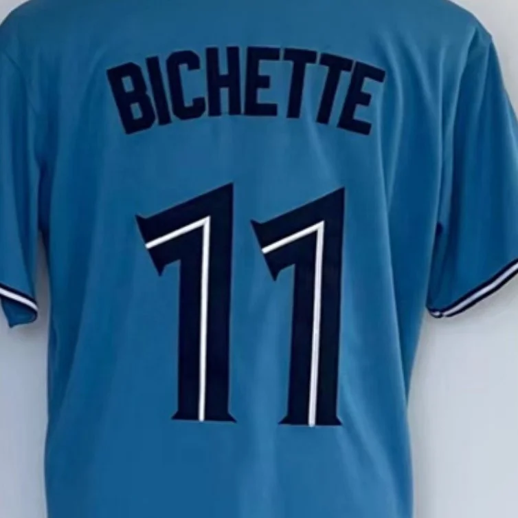 Source Bo Bichette Powder Blue Best Quality Stitched Baseball