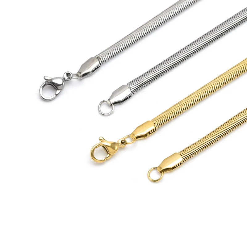 Collane Catena Piatta Occhio Di Tigre Battuto Da Uomo In Oro 18 Carati - Foto 5