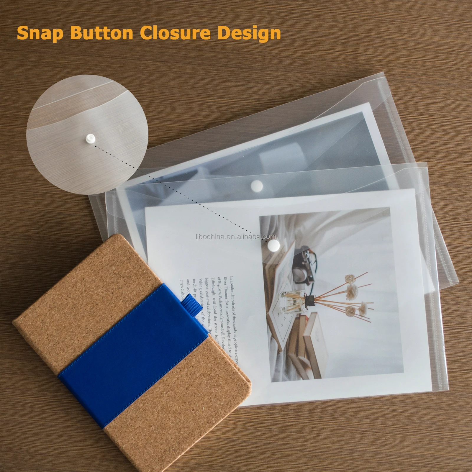 A4 Size Letter Size Clear Envelopes For Documents And Waterproof Folders With Snap Closure Buy