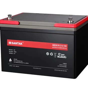 SANTAK High Quality 12V 100Ah UPS Battery Sealed Lead-Acid Battery for Uninterruptible Power Supplies